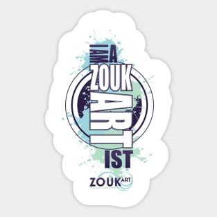 Im a ZOUK ART-IST Colors Sticker